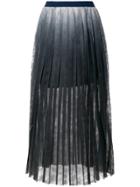 Aviù Pleated Midi Skirt - Grey
