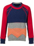 Craig Green Panelled Sweater - Blue