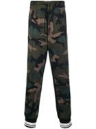 Valentino Camouflage Track Pants - Green