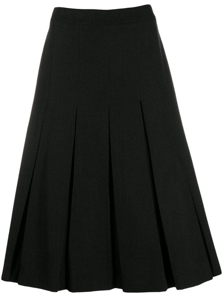 Simone Rocha Pleated Skirt - Black
