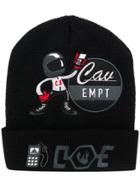 C.e Embroidered Beanie - Black