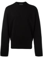 Balenciaga Ribbed Detail Jumper, Men's, Size: Small, Black, Cotton/nylon