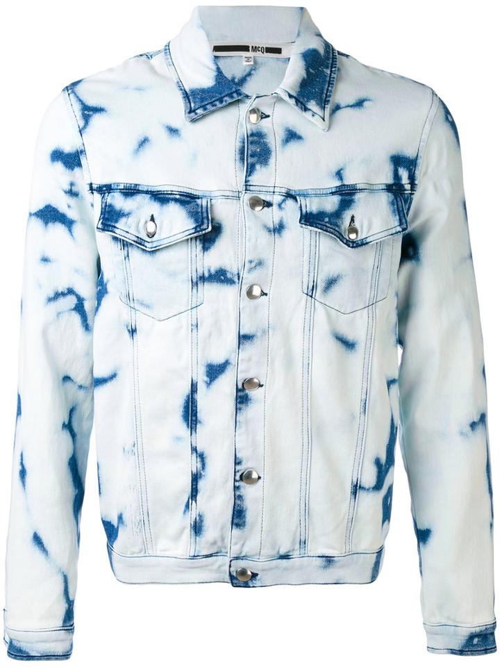 Mcq Alexander Mcqueen - Billy Denim Jacket - Men - Cotton/polyester/spandex/elastane - 50, Blue, Cotton/polyester/spandex/elastane