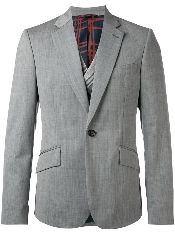 Vivienne Westwood Notched Lapel Casual Blazer - Grey