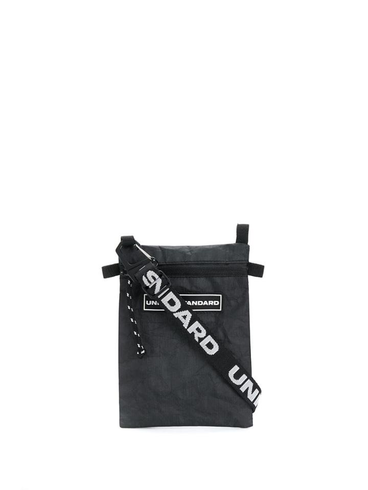United Standard Logo Patch Messenger Bag - Black