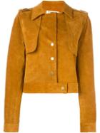 Frame Denim - Suede Jacket - Women - Calf Leather - M, Nude/neutrals, Calf Leather