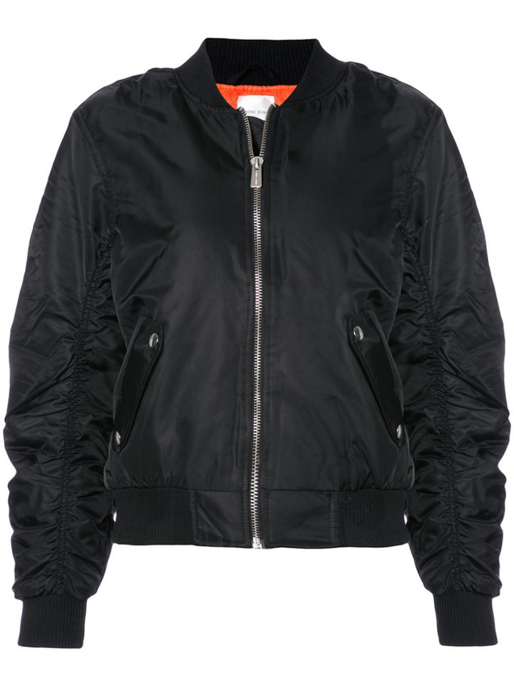 Anine Bing Classic Bomber Jacket - Black