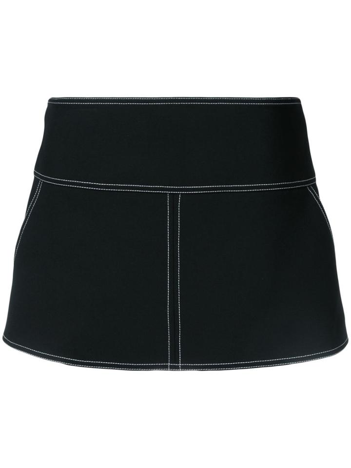 Georgia Alice - Beaches Skirt - Women - Cotton/polyester/spandex/elastane/viscose - 8, Black, Cotton/polyester/spandex/elastane/viscose