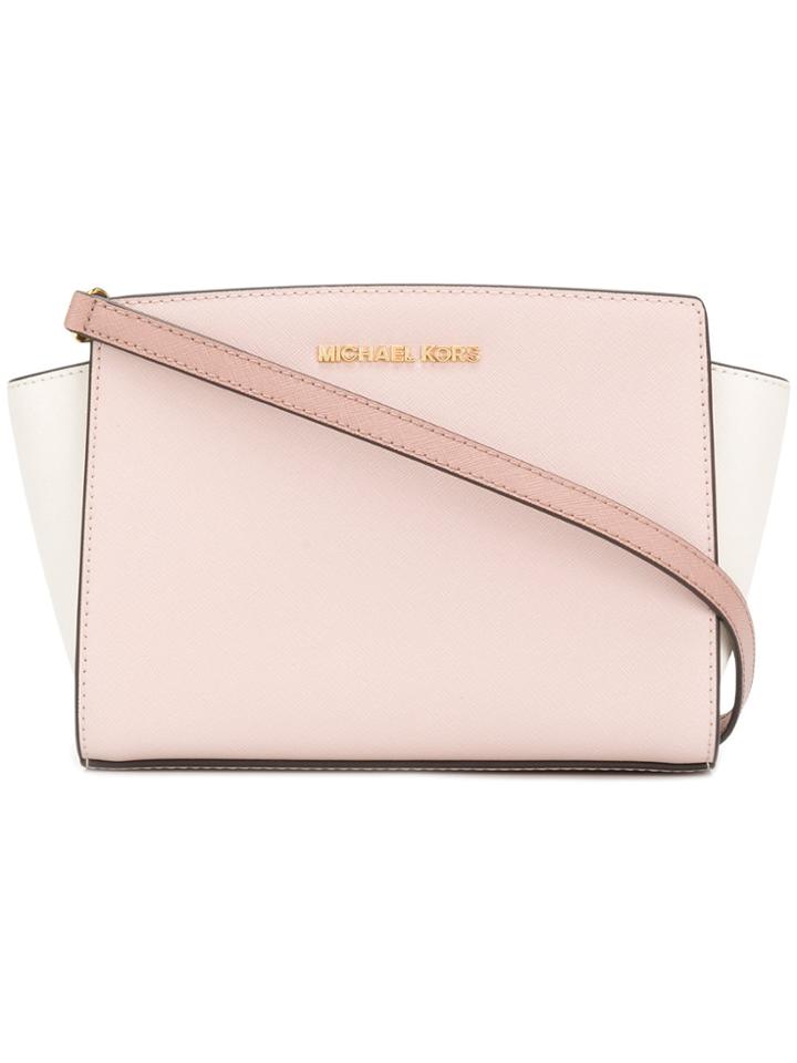 Michael Michael Kors Selma Large Messanger Bag - Pink & Purple