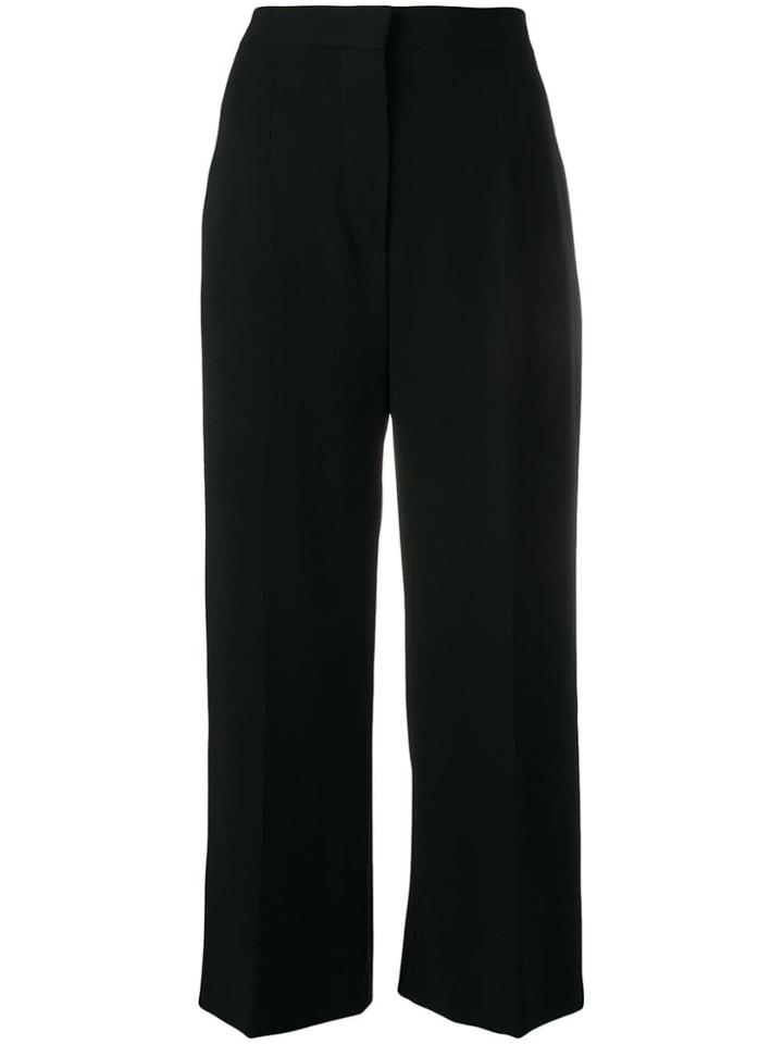 Max Mara Studio Cropped Trousers - Black