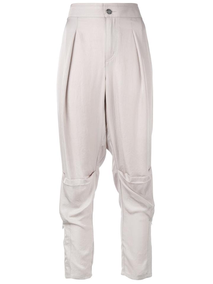 Tom Ford Drop Crotch Cargo Pants, Women's, Size: 42, Nude/neutrals, Acetate/silk