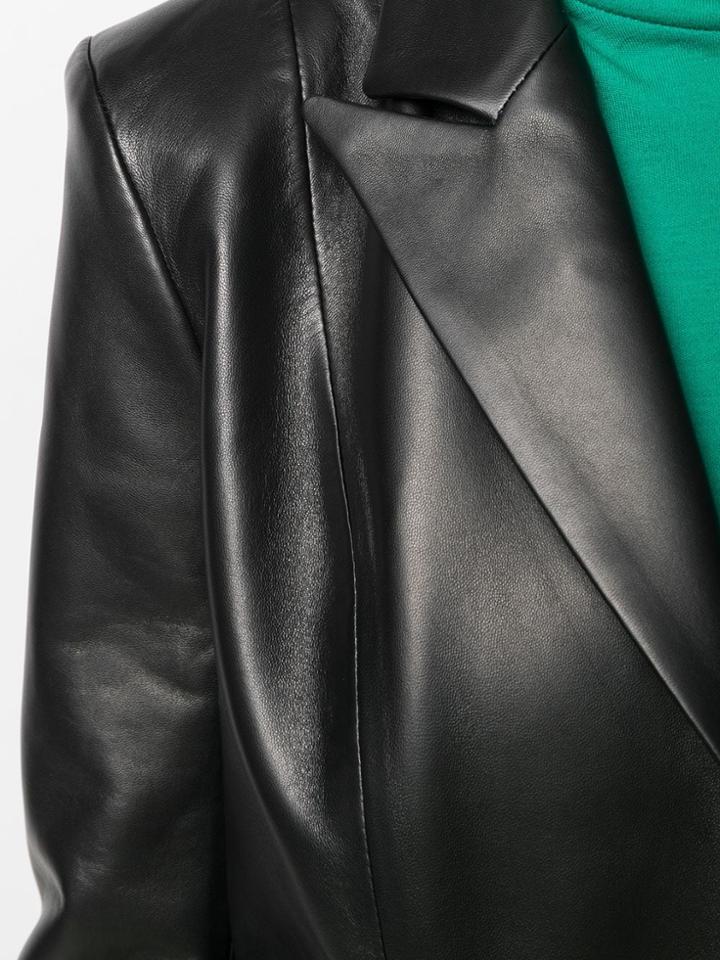 Off-white Painting Patch Single-breasted Blazer - Black