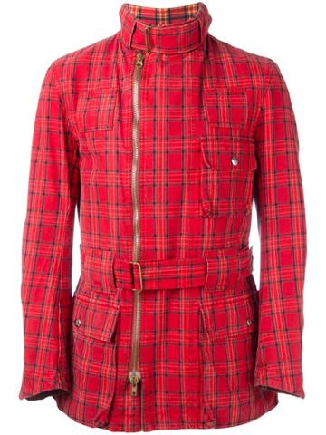 Vivienne Westwood Vintage Belted Checked Jacket - Red