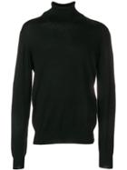 Maison Margiela Elbow Patch Turtleneck Sweater - Black