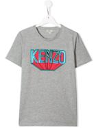 Kenzo Kids Metallic Logo T-shirt - Grey