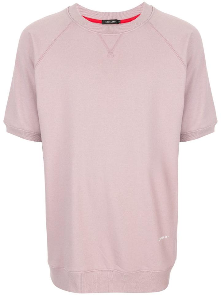 Loveless Short Sleeve Sweatshirt - Pink