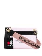 Dolce & Gabbana Logo Print Clutch - Pink