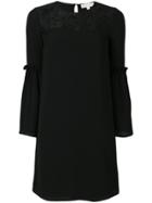 Michael Michael Kors Floral Lace Embellished Dress - Black