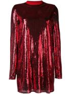 Philosophy Di Lorenzo Serafini Sequin Mini Dress - Red