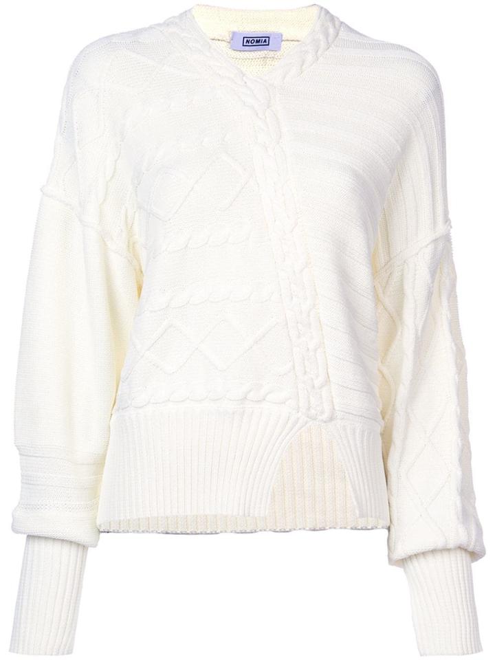 Nomia Cable Knit Jumper - White