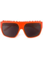 Moschino Logo Plaque Sunglasses