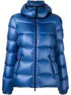 Moncler 'berre' Padded Jacket, Women's, Size: 4, Blue, Polyamide/polyimide/feather Down