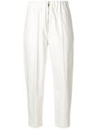 Sofie D'hoore High-waisted Cropped Trousers - White