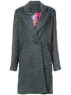 The Elder Statesman Single Breasted Coat - Grey