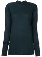Dion Lee - Tie Back Sweater - Women - Merino - 10, Green, Merino