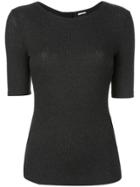 Adam Lippes Ribbed Jersey T-shirt - Grey