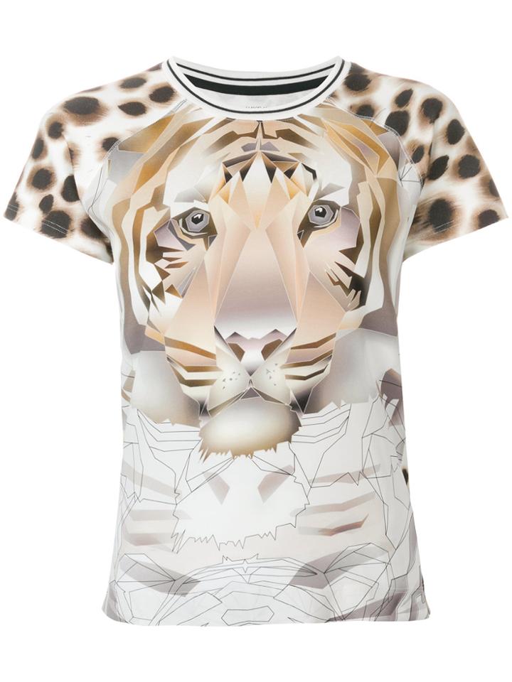 Marc Cain Leopard Print T-shirt - Nude & Neutrals