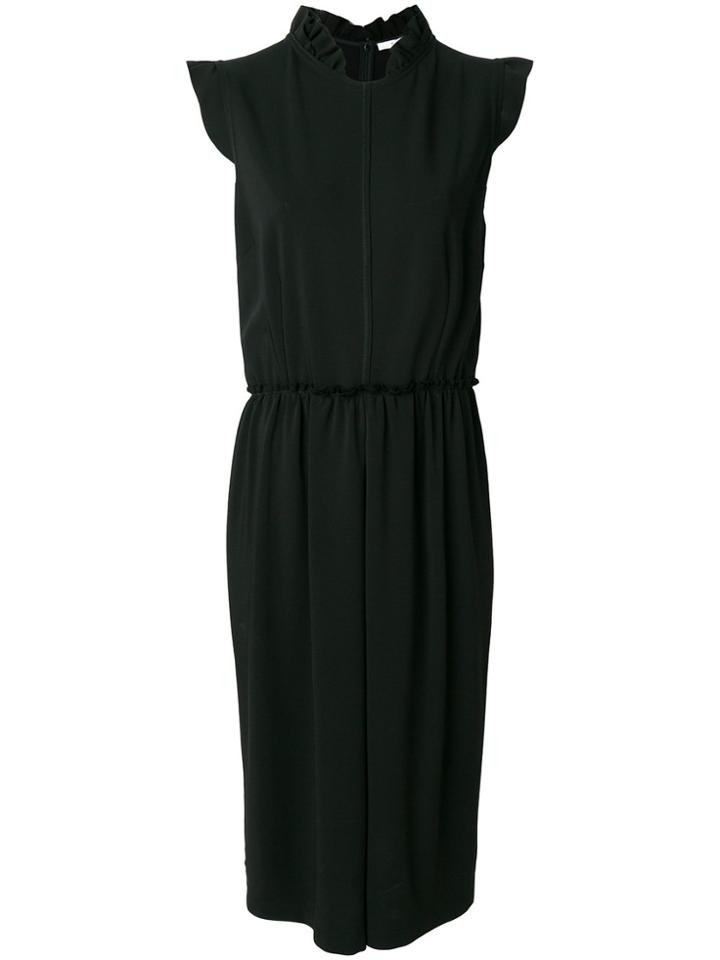 Givenchy Ruffle Neck Dress - Black