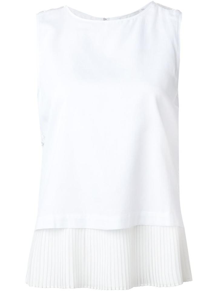 Misha Nonoo 'inez' Top, Women's, Size: 4, White, Polyester/cotton