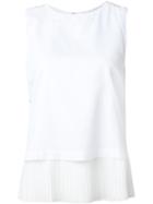 Misha Nonoo 'inez' Top, Women's, Size: 4, White, Polyester/cotton