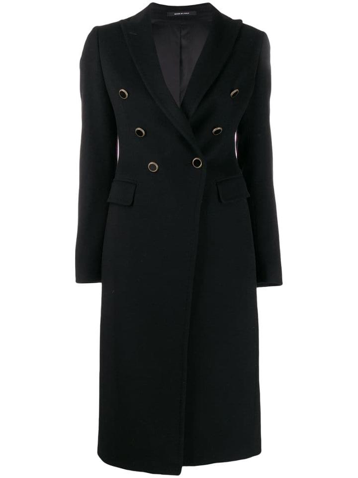 Tagliatore Caletha Double-breasted Coat - Black