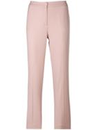 Pinko Slim-fit Cropped Trousers - Nude & Neutrals