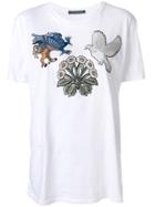 Alexander Mcqueen Bird Patch T-shirt - White