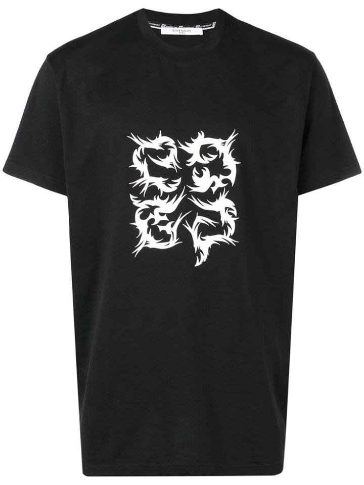 Givenchy Tribal Logo T-shirt - Black