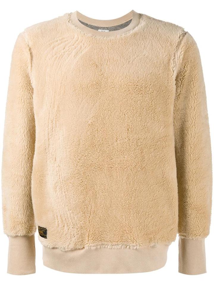 Wtaps Grizzly Lambswool Jumper, Men's, Size: Small, Nude/neutrals, Lambs Wool