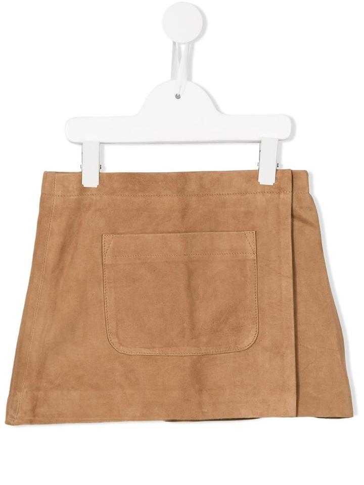 Sonia Rykiel Patch Pocket Skirt, Toddler Girl's, Size: 4 Yrs, Nude/neutrals