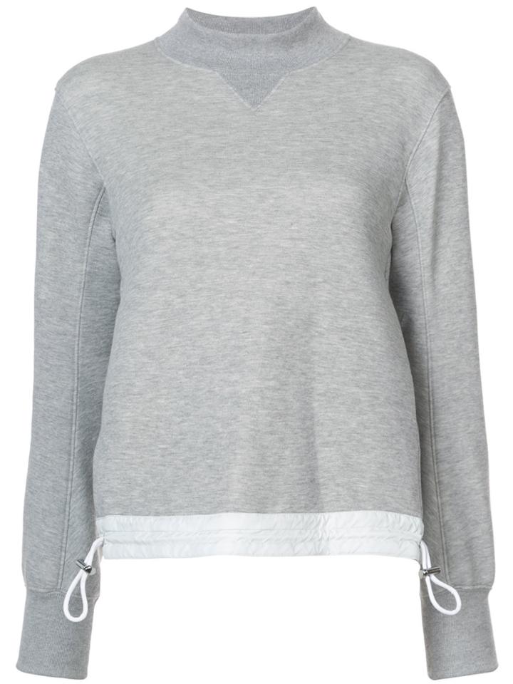 Sacai Open Back Cape Sweater - Grey