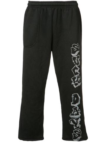 Black Fist Suck Days Sweatpants
