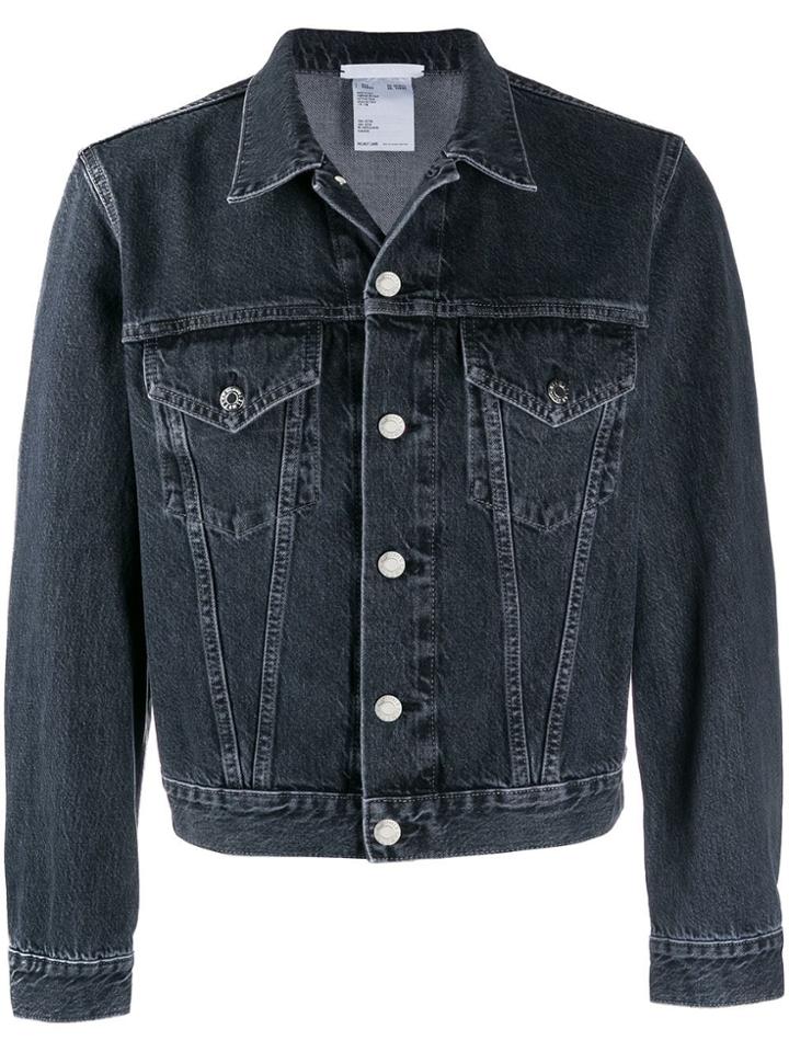 Helmut Lang Mac Trucker Denim Jacket - Black