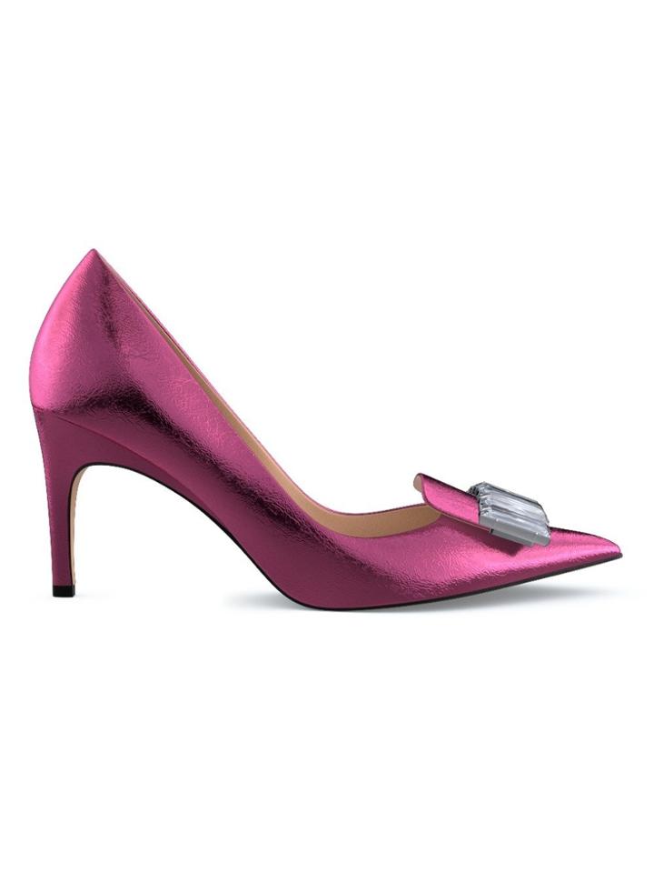 Sergio Rossi Embellished Pointed Pumps - Multicolour