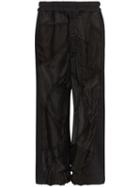 By Walid Sergio Embroidered Trousers - Black
