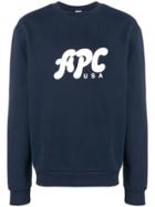A.p.c. Gabe Sweatshirt - Blue