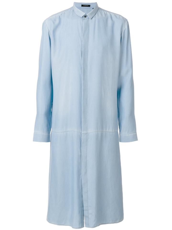 Unconditional Longline Tail Shirt - Blue