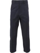Miaoran Wide Leg Cropped Pants - Blue
