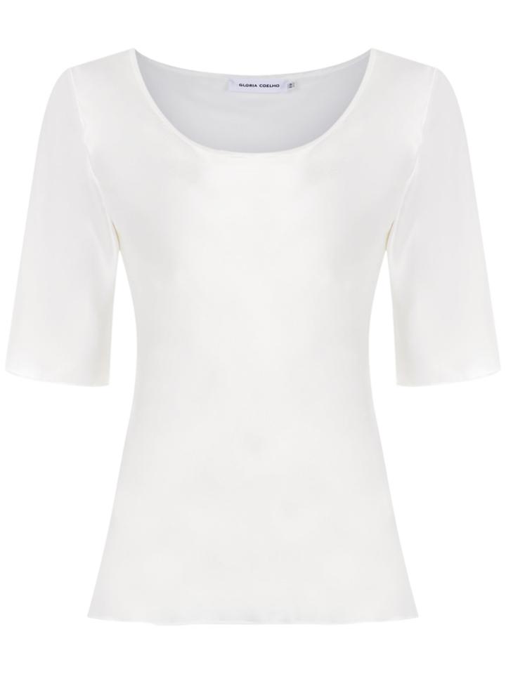 Gloria Coelho Silk Blouse - White