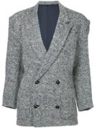 Yohji Yamamoto Vintage Double Breasted Blazer - Blue